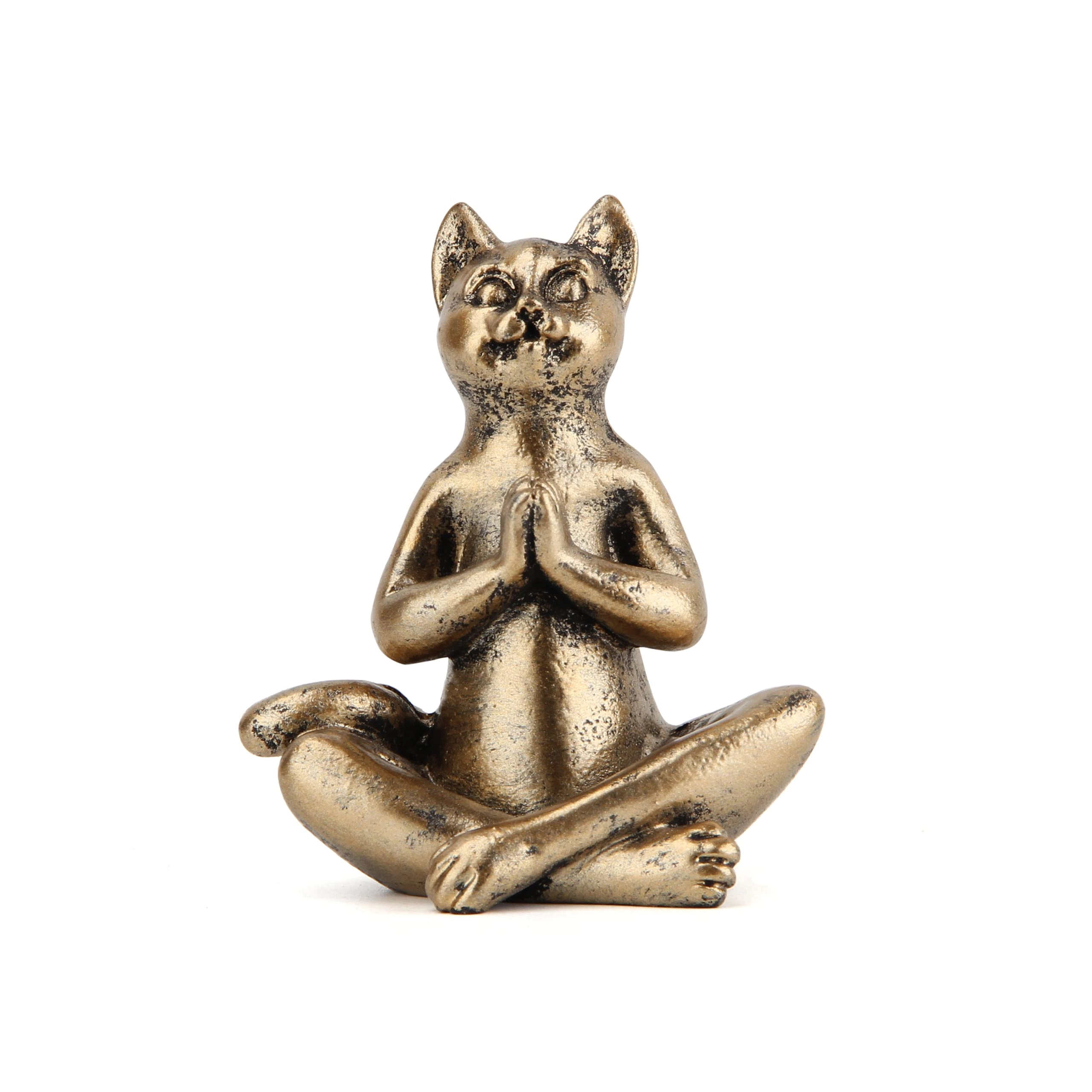 Yoga Cat Statues - Resin
