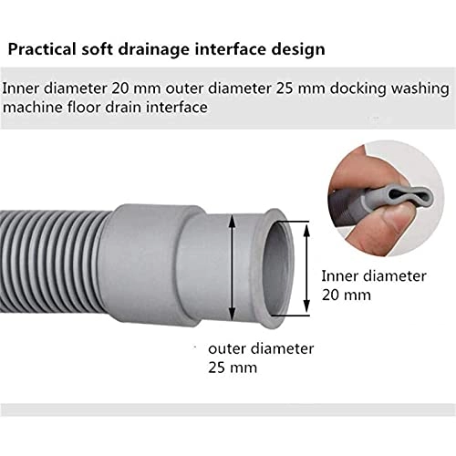 Washing Machine Drain Hose - 1.5m 20-32mm