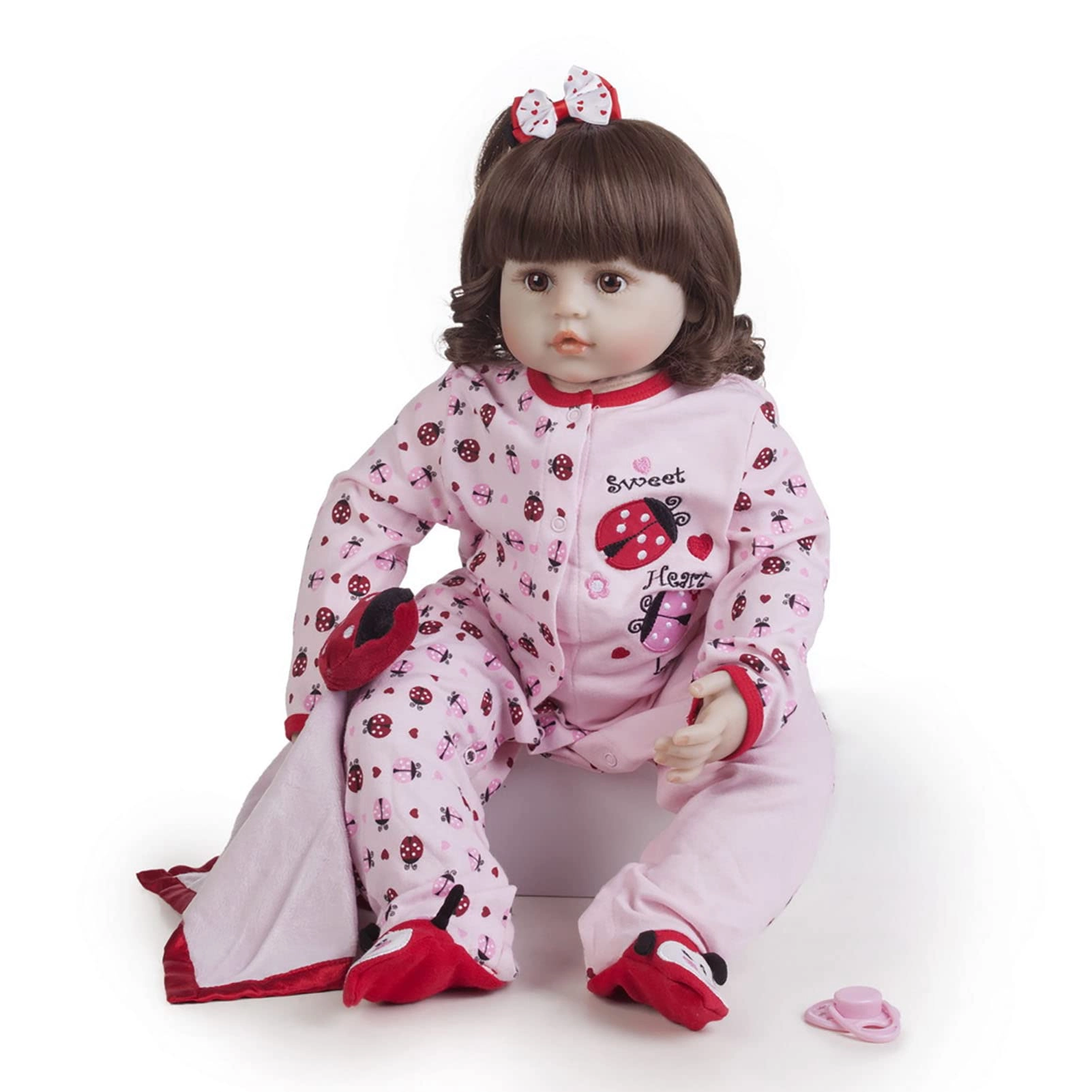 Reborn Baby Doll - 55cm 22" Vinyl Cotton Body