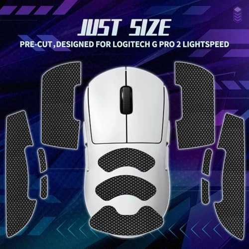 Mouse Anti Slip Grip Tape - For G PRO 2 LIGHTSPEED 0.5mm Palm Sweat Absorption