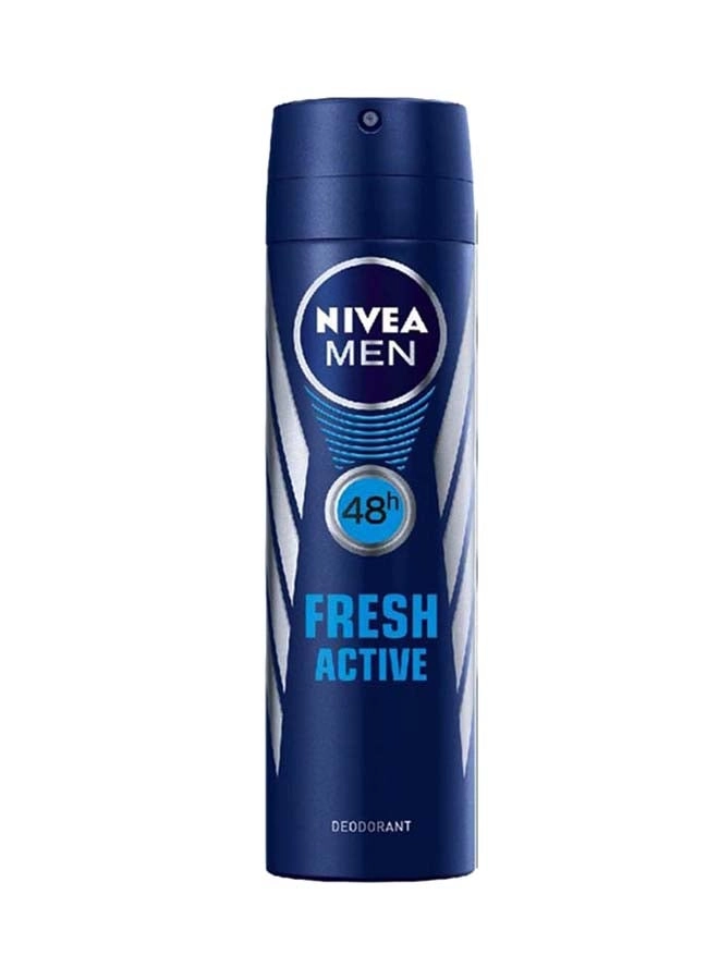 Fresh Active Deodorant Body Spray - 450ml Blue/Grey Pack