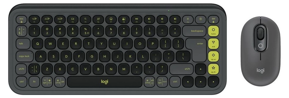 Logitech POP Keys + POP Mouse - US Wireless
