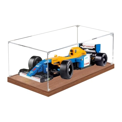 Figures Display Box for LEGO 10353 Williiams Racing FW14B & Niigel Mansell - F1 - acrylic 2mm/3mm