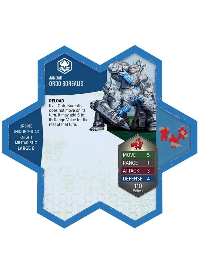 Heroscape: Rising Tide - Knight Primus Adelbern & Ordo Borealis Army Expansion