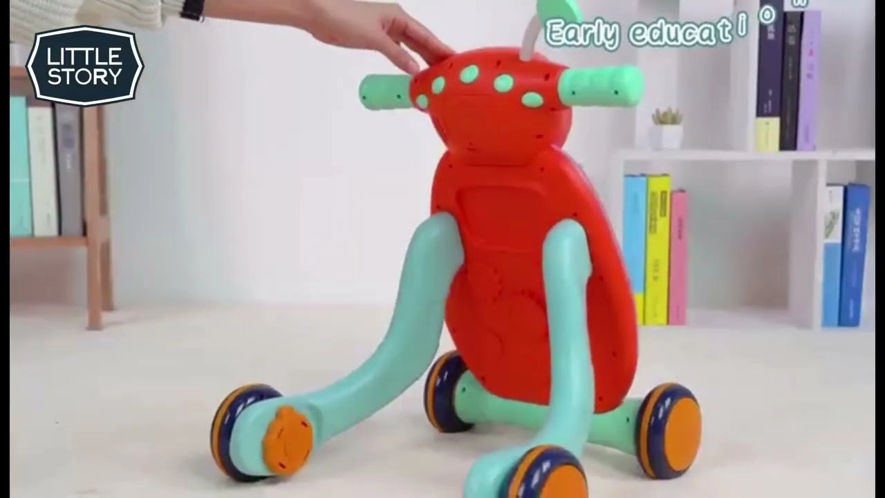 Multifunctional Baby Walker - Light And Music Green