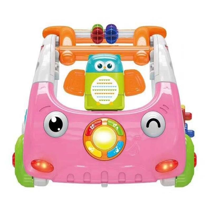 Little Angel Baby Learning Walker - 3-In-1 Activity Toy Car Pink