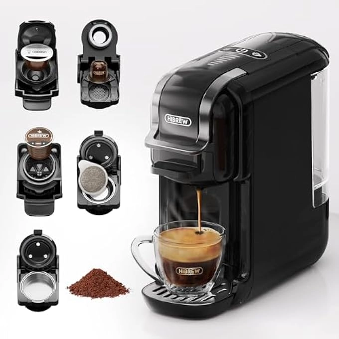 5-in-1 Capsule Espresso Machine & Milk H2B M1A