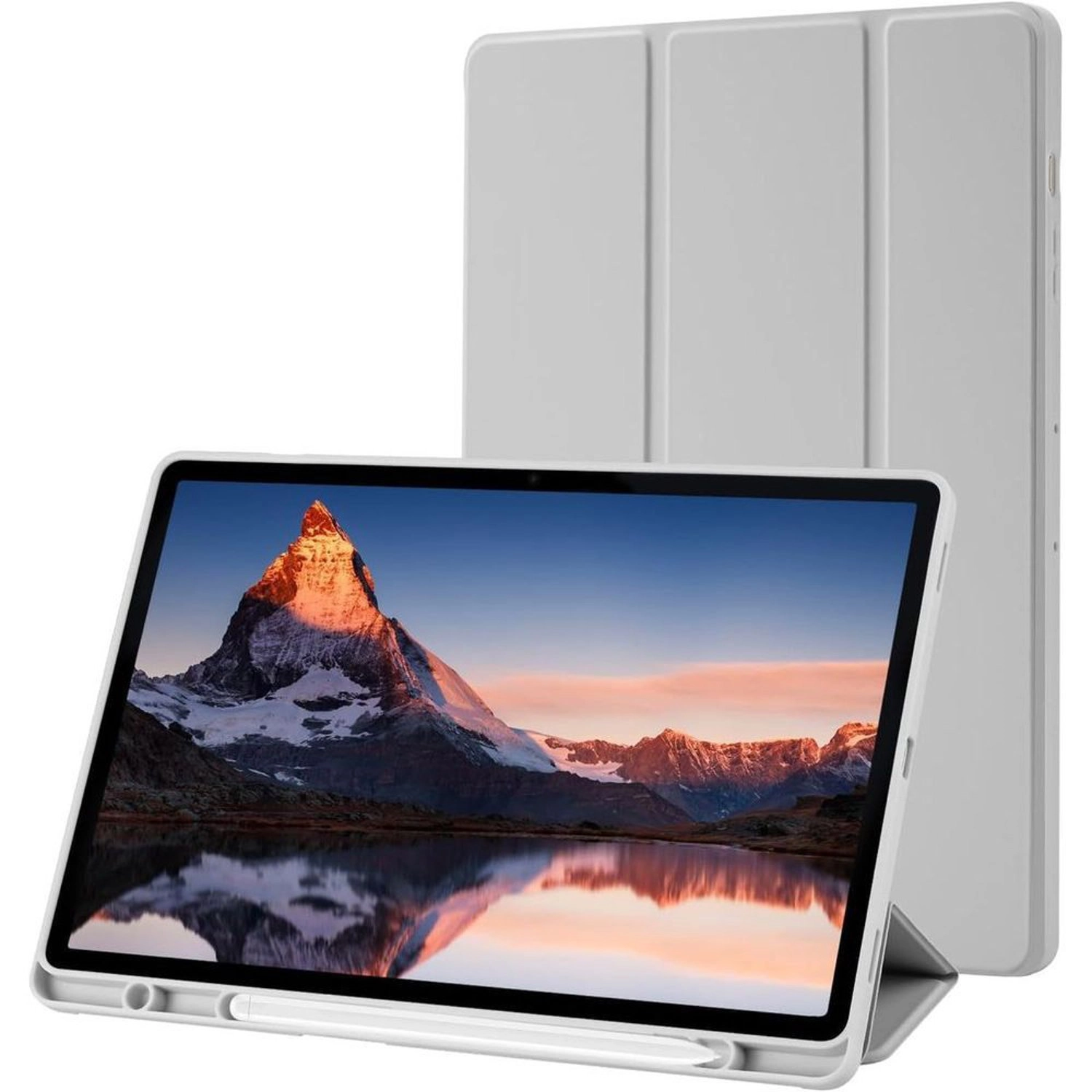 Trifold Stand Case with Pen Slot for Samsung Galaxy Tab S10 Plus