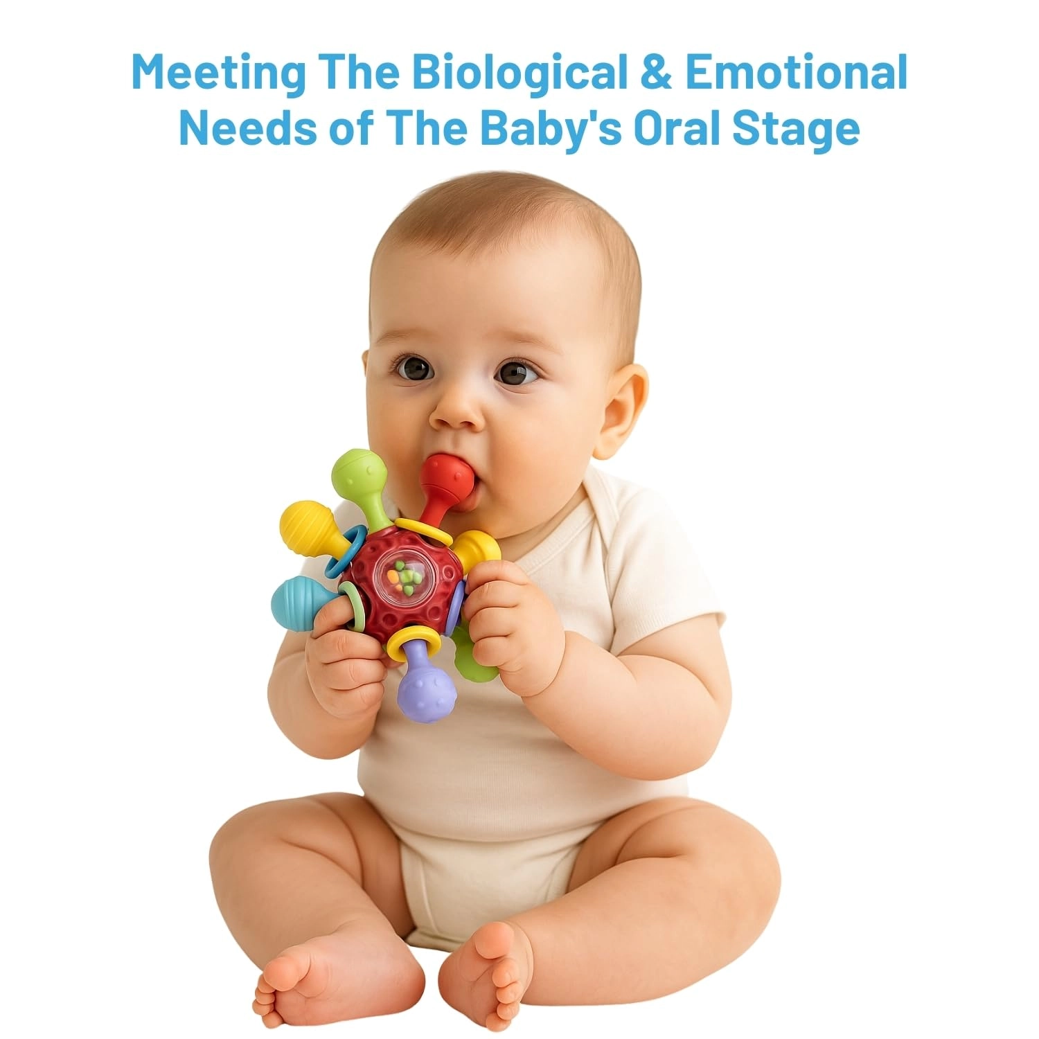 Baby Montessori Sensory Toys - Silicone ABS plastic