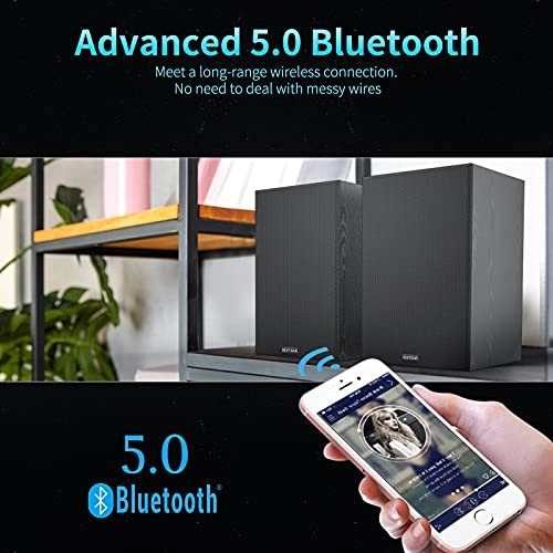 Bookshelf Speakers - 4 Inch 2.0 Bluetooth 5.0