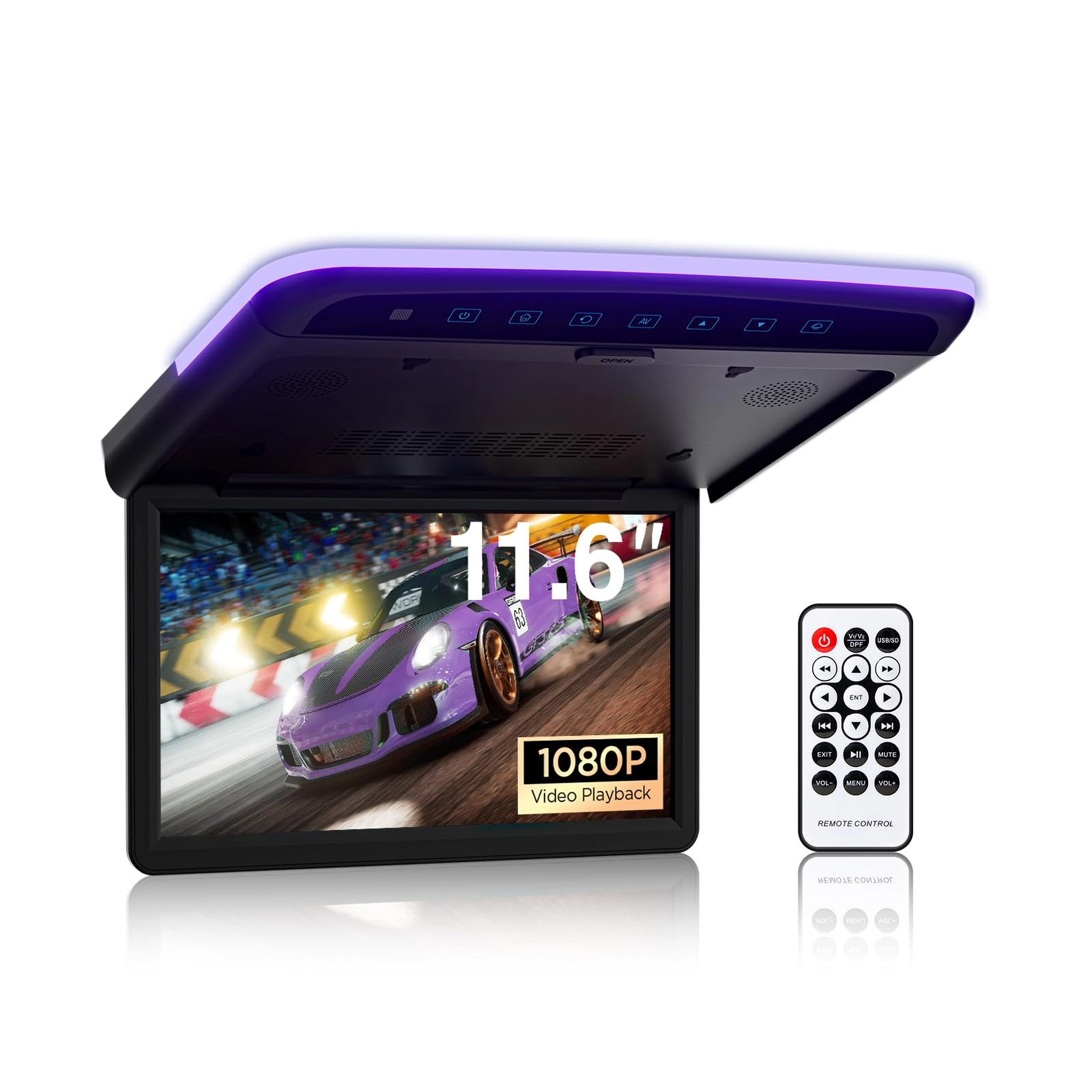 RicoRich Car Overhead Player Monitor - 11.6 inch