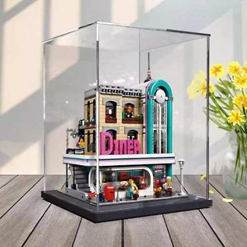 Acrylic Display Case - 30 x 30 x 39 cm White base