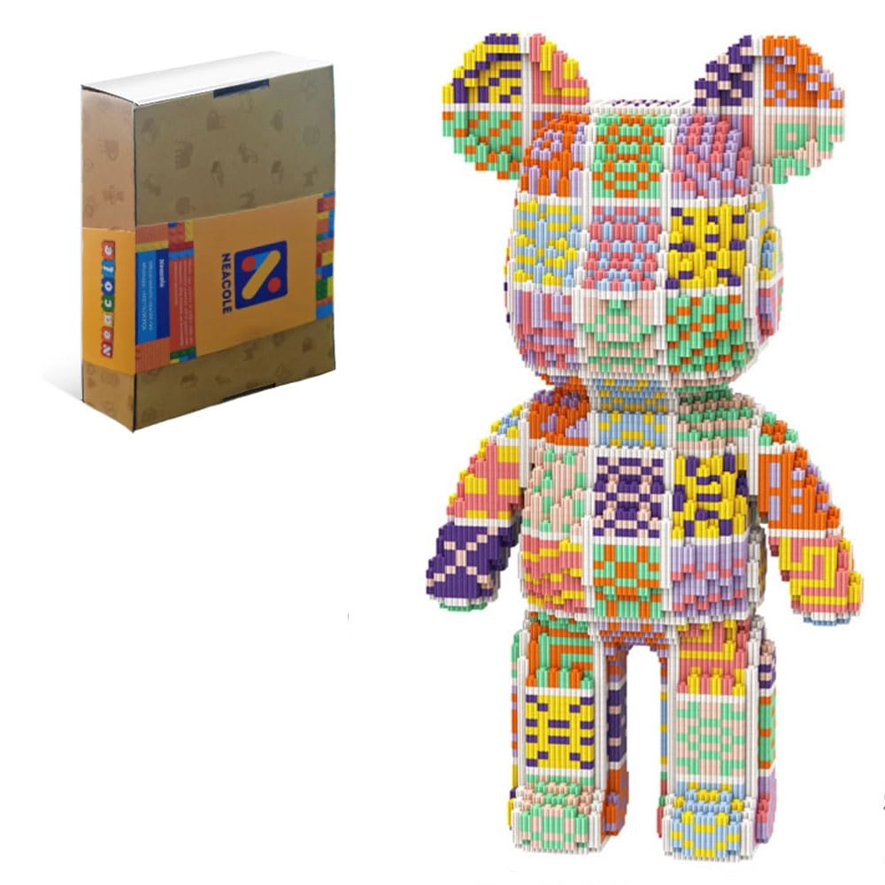 Neacole Bear Building Blocks - Graffiti bear 7220 pcs