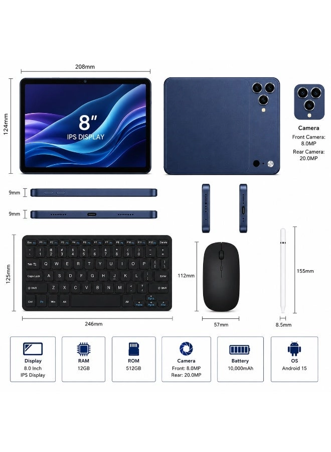 Tab M136 8" 5G 8GB RAM 512GB