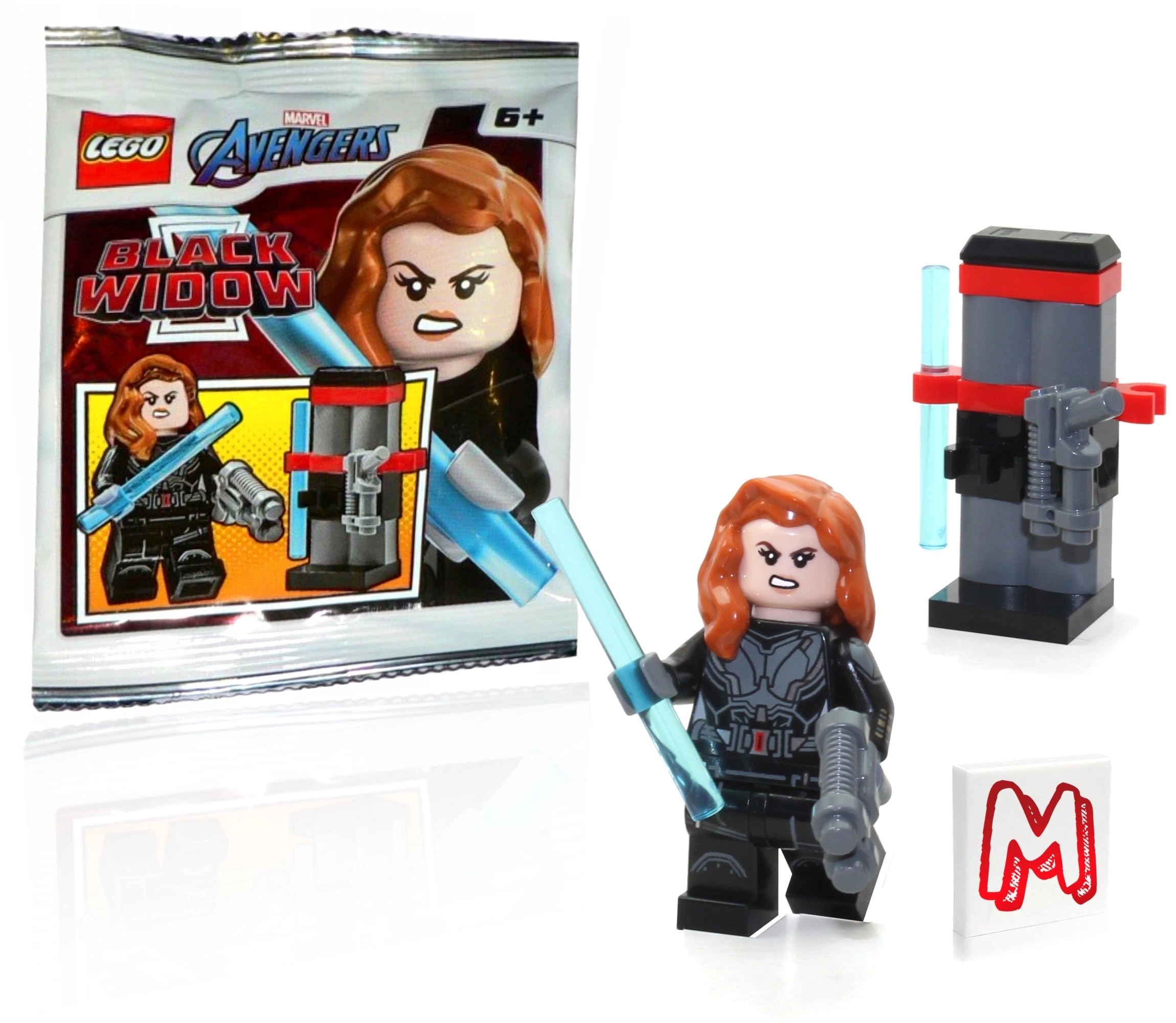 Marvel Super Heroes Black Widow Printed Arms Minifigure