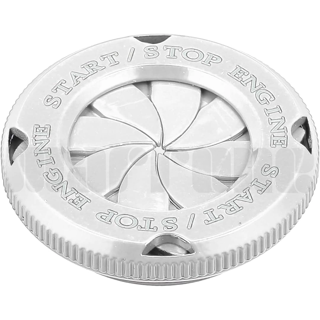 Push to Start Ignition Button Cover - Black Medium