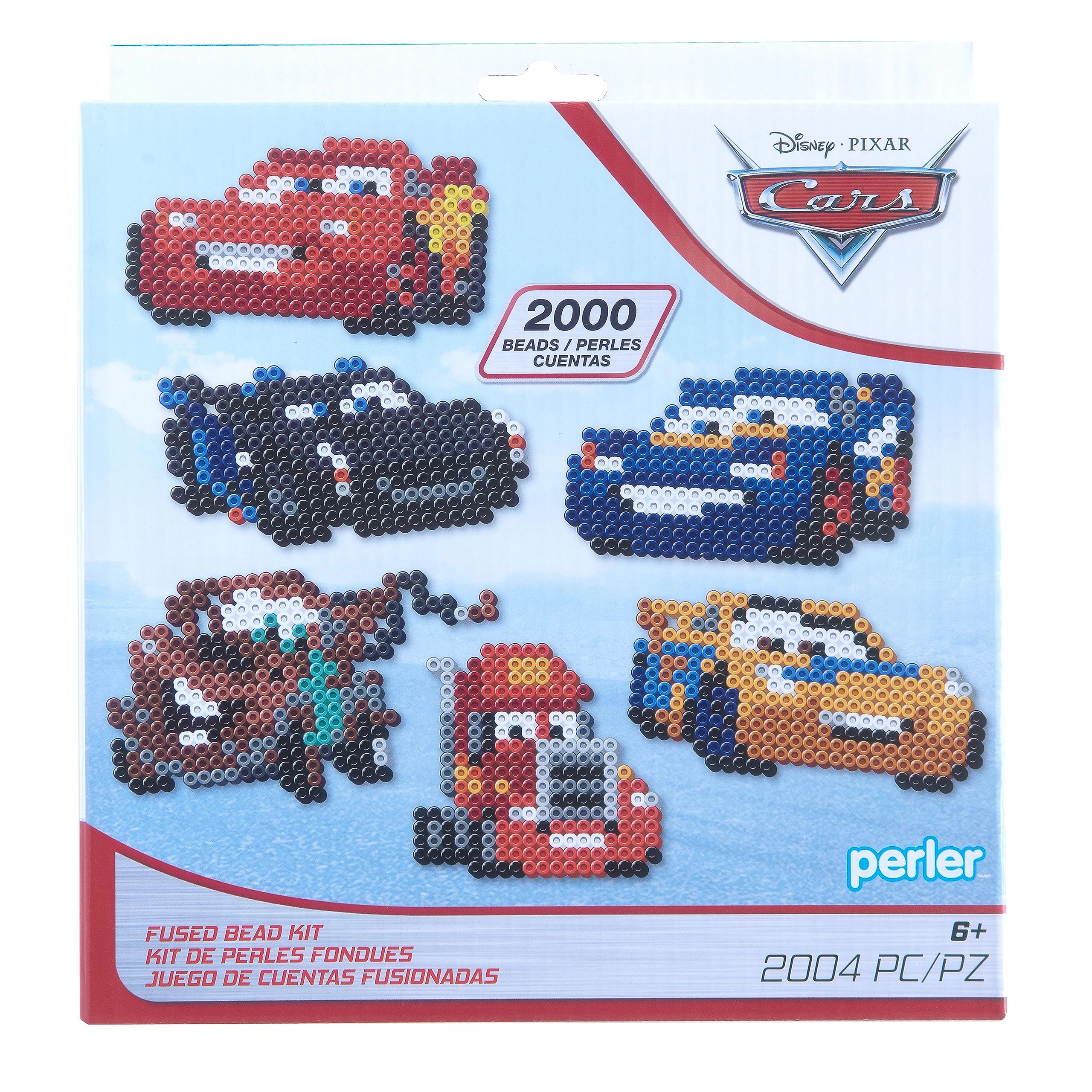 Perler Disney Pixar's Cars Fused Bead Craft Activity Kit - Disney Pixar's Cars 2004 Pieces
