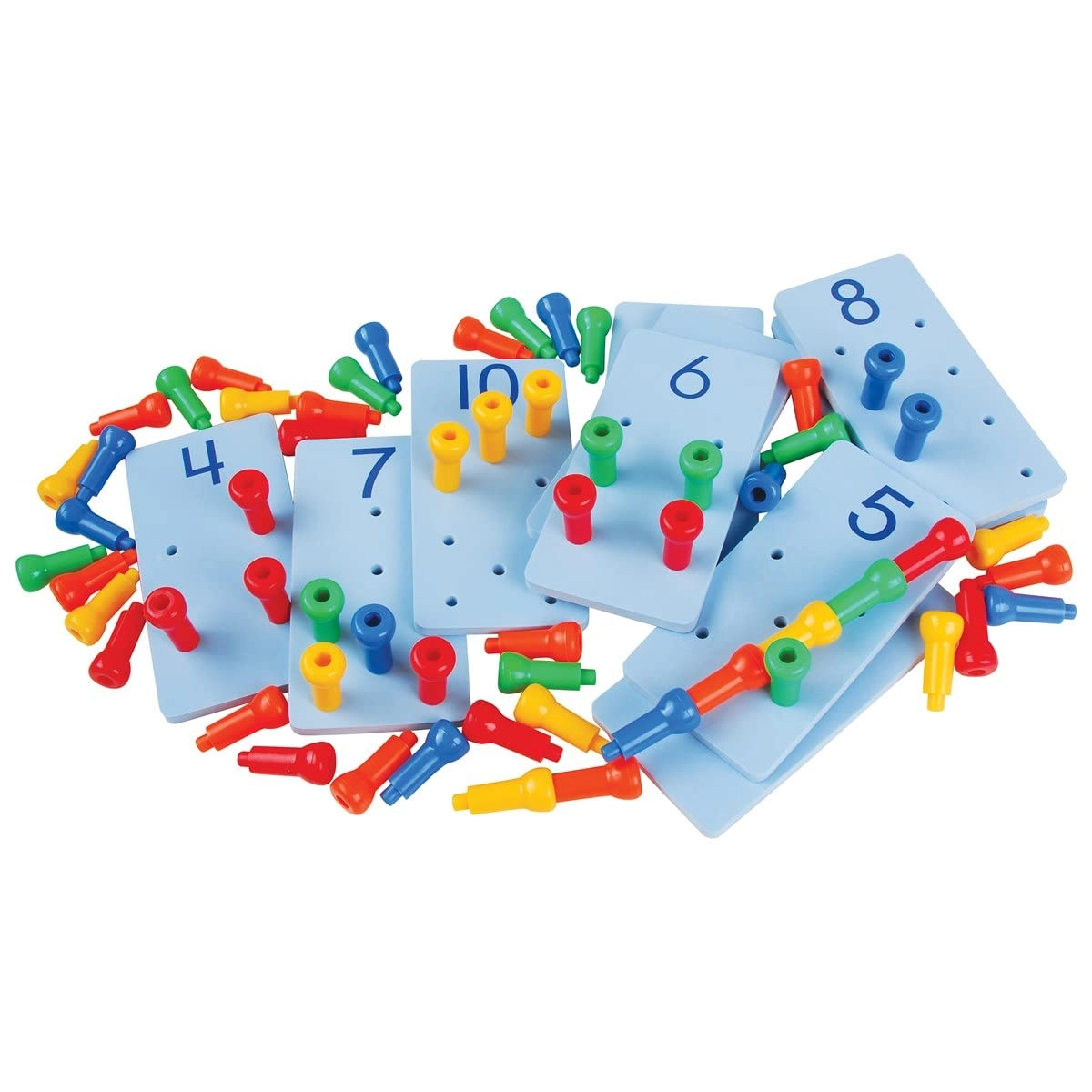 Marvel Creative Minds Peg It Number Boards - 10 pieces