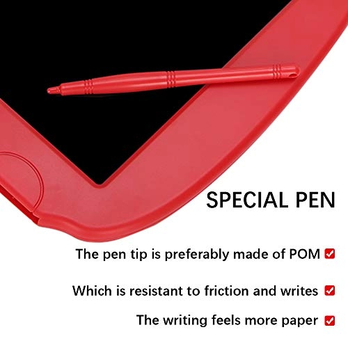 LCD Writing Tablet - 12 Inches Pink Pressure Sensitive