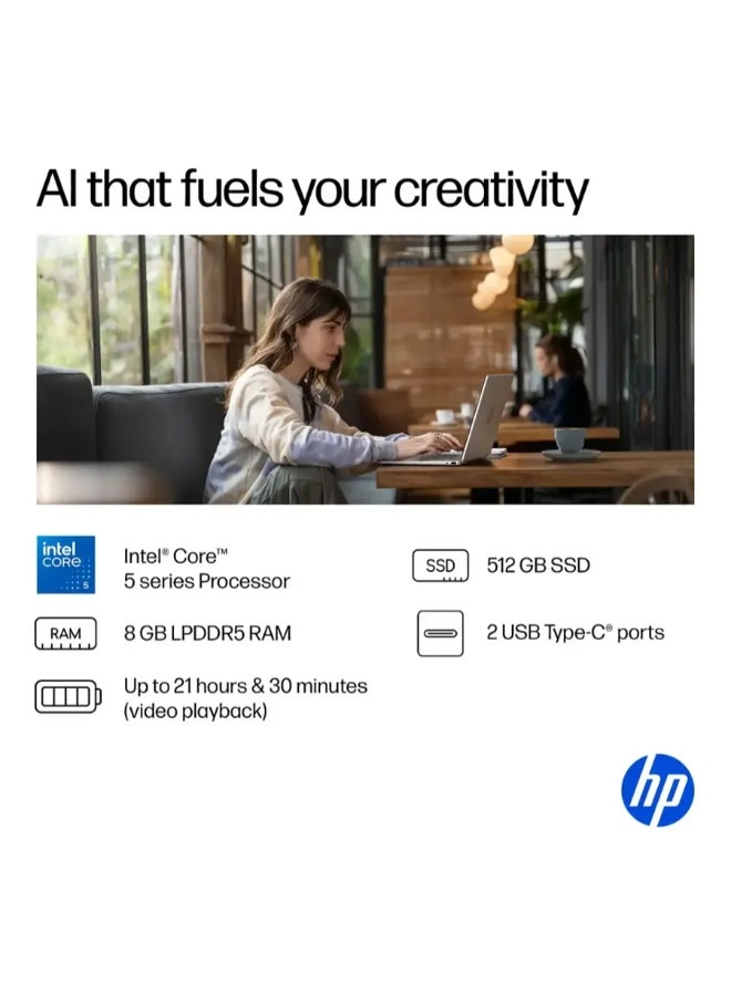 OmniBook 5 Flip B5UJ3UA#ABA - 14'' Core 5-120U 8GB 512GB SSD