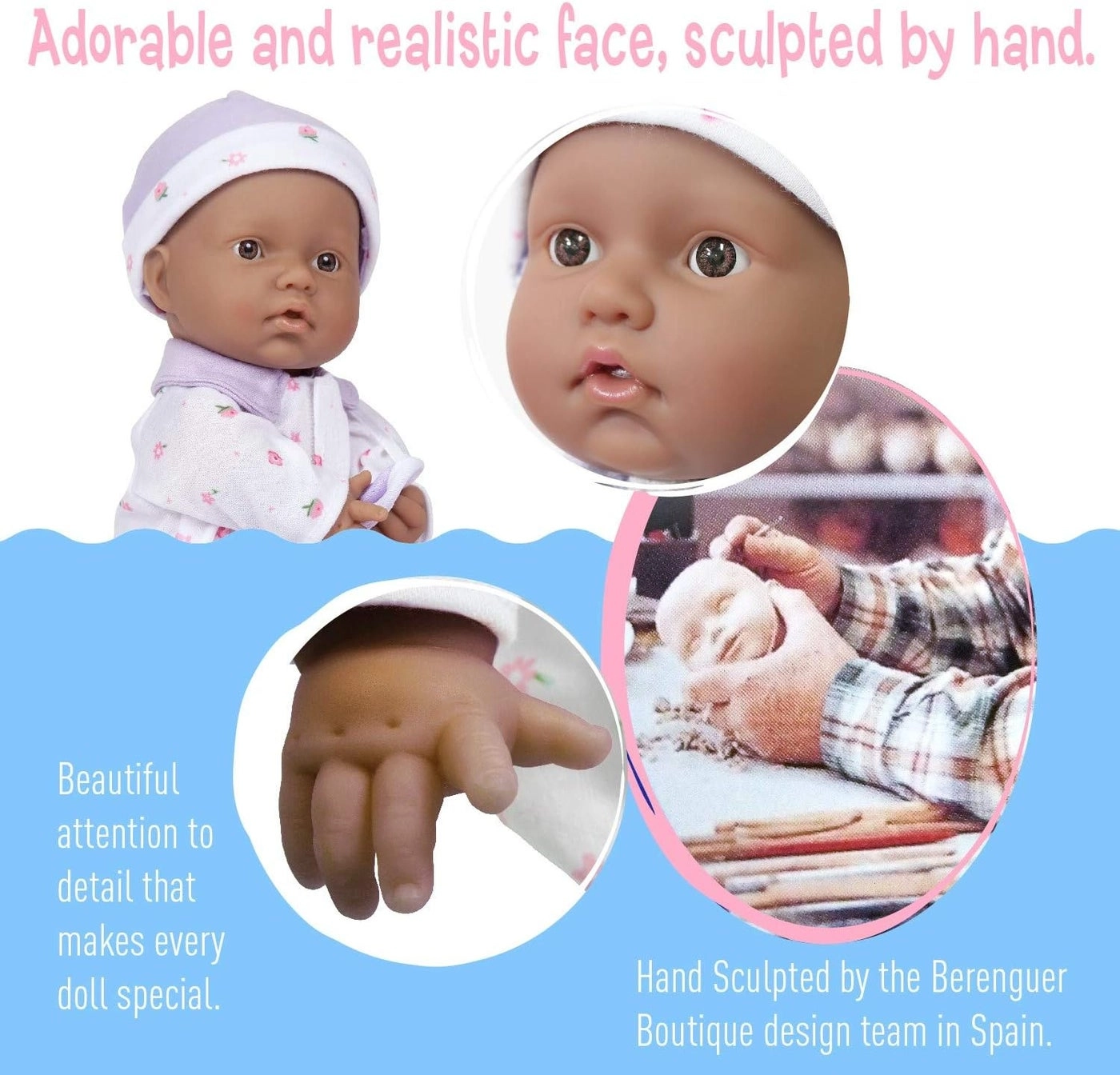 La Baby Boutique - 11-Inch Soft Body with Blanket Ages 12 months+