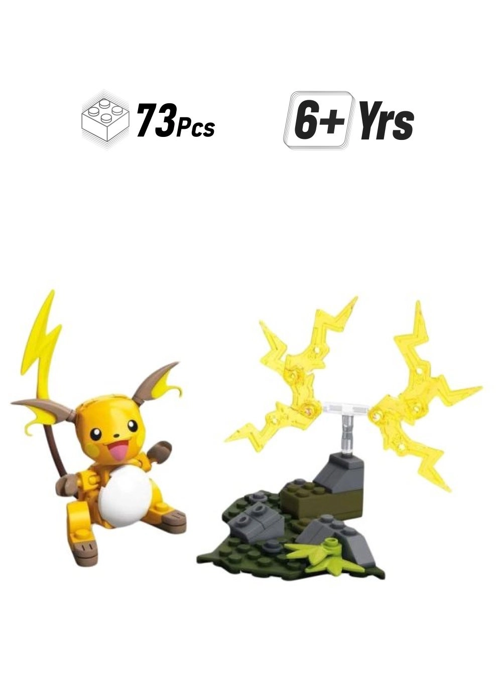 MEGA CONSTRUX GDW30 - Raichu Pokemon 73pcs