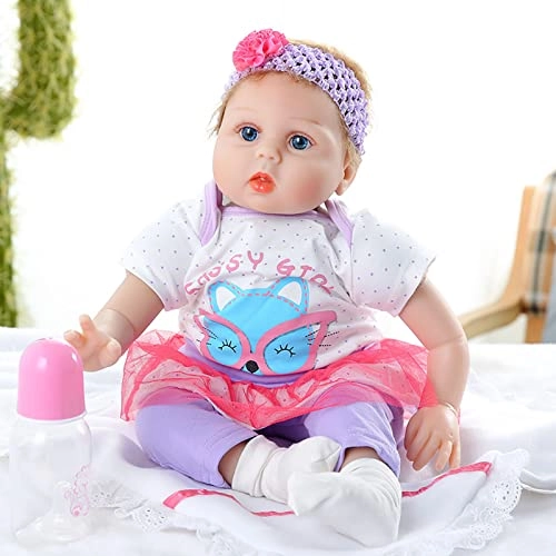 Reborn Baby Doll - 55cm 22" Vinyl Cotton Body