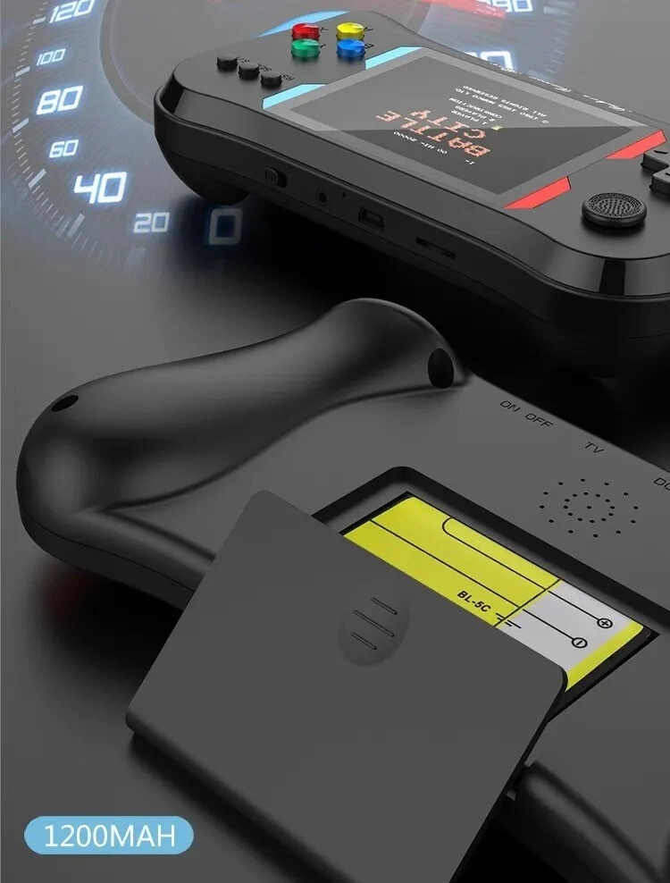 3.5" HD LCD Handheld Video Game Console - 500+ Built-in Games Portable