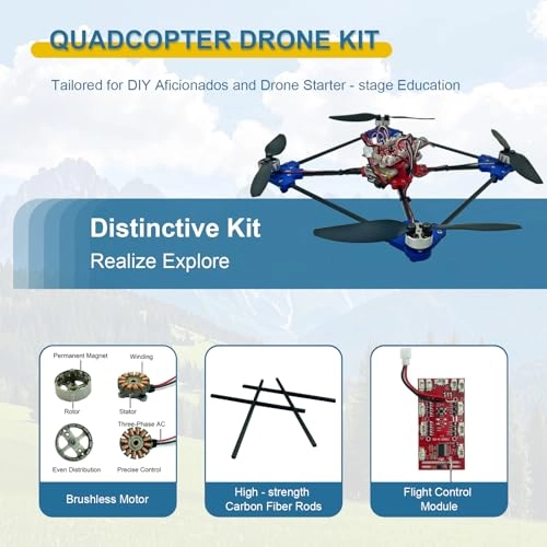 RM - Quadrotor DIY Kit Blue and Black