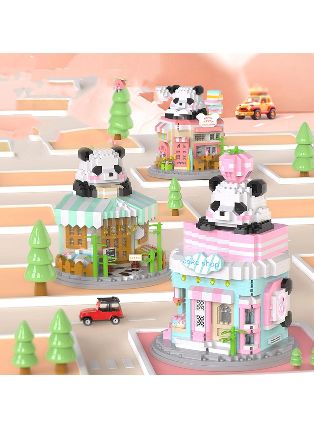 Panda Bookstore - Panda 872pcs