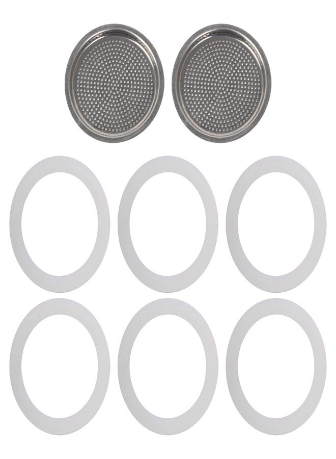 BQLZR Seal Rings - Replacement for 6-Cup Coffee Machine Filters Pack of 6