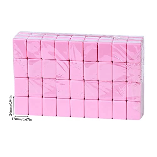 Mini Mahjong - 144 tiles Portable Pink
