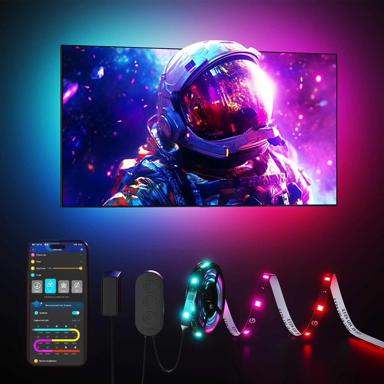 Govee TV LED Backlight Strip - 7.8 Feet