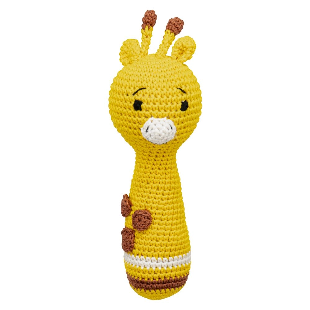 Crochet Ring Rattle Toy - Suitable for 0 month & above premium cotton yarn Tiger
