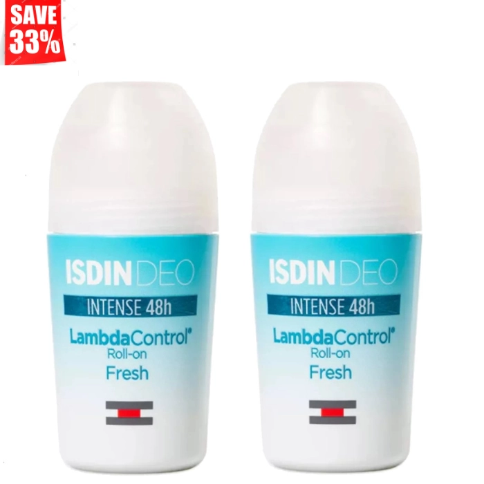 ISDIN Lambda Control Fresh Deo Roll On - Fresh sensation, mild scent