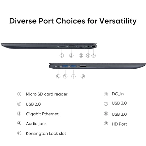 ExceBook - 15.6'' Celeron N4000 8GB DDR4 256GB SSD