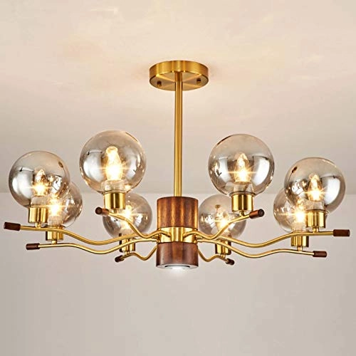 E27 Japanese Style Log Belt Chandelier - 4 head White