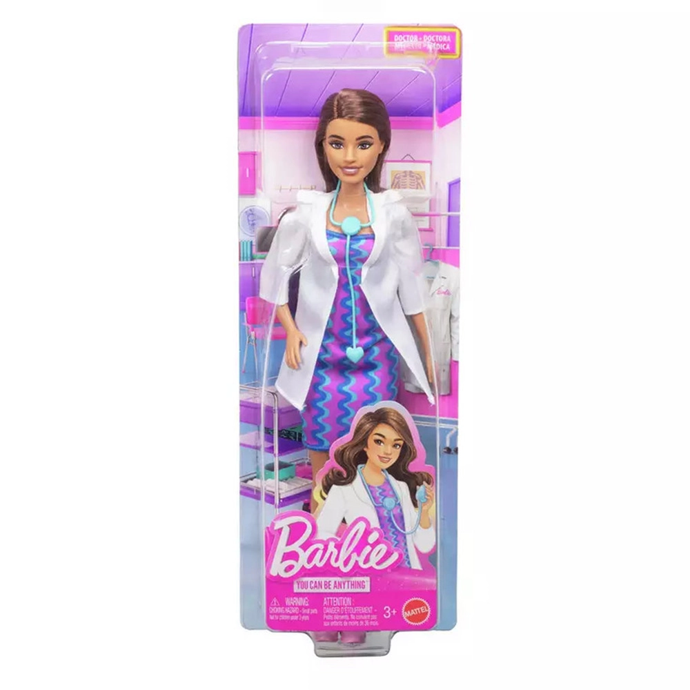 Barbie Doctor - Brunette Ages 3+