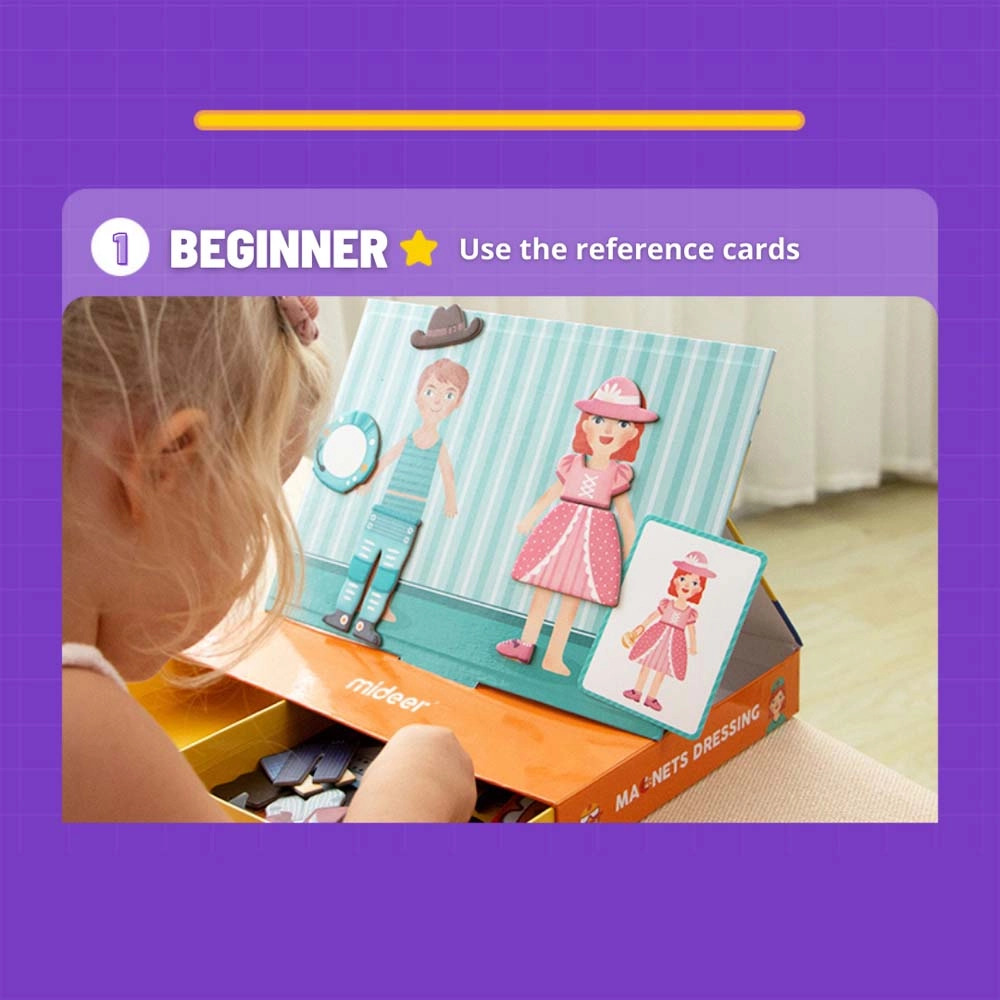 Boy & Girl Magnetic Dress Up Game - 3+ 50 pieces