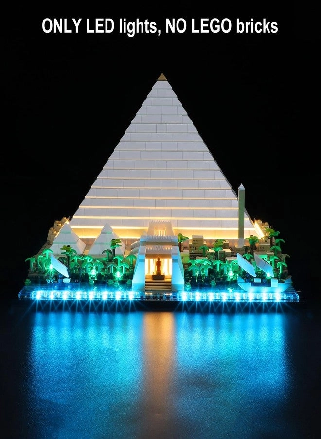 LED Light for LEGO 21058 Architecture Great Pyramid of Giza Set - Plastic
