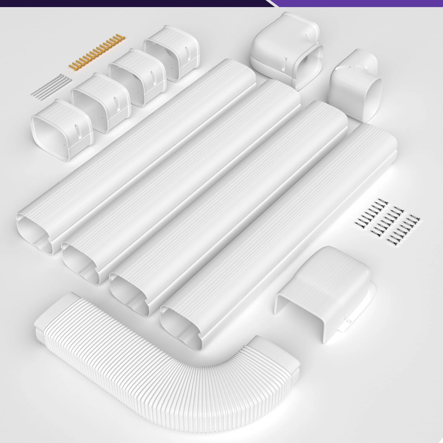 Cestluck Mini Split Line Set Cover Kit - 7000BTU to 36000BTU