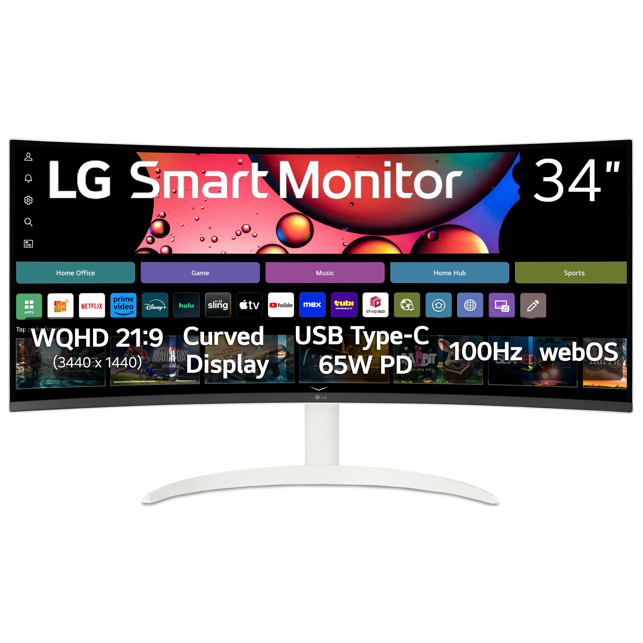LG 34SR63QA-W - 34 Inches 3440x1440