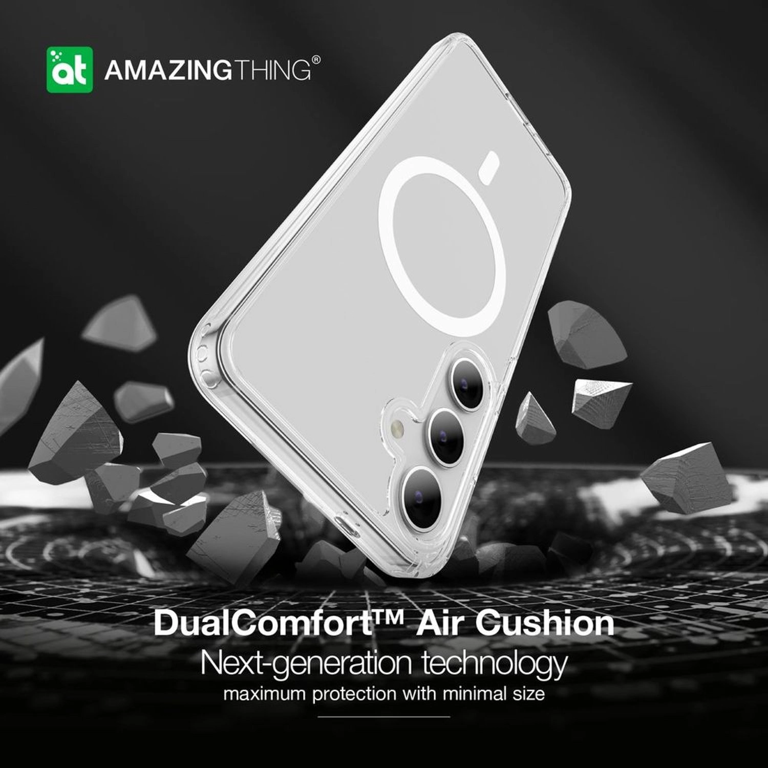 Minimal MAG Clear Case with MagSafe for Samsung Galaxy S24