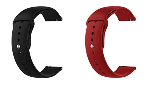 2 Pack 20mm Watch Band for Lotus Women's Digital 50015/A