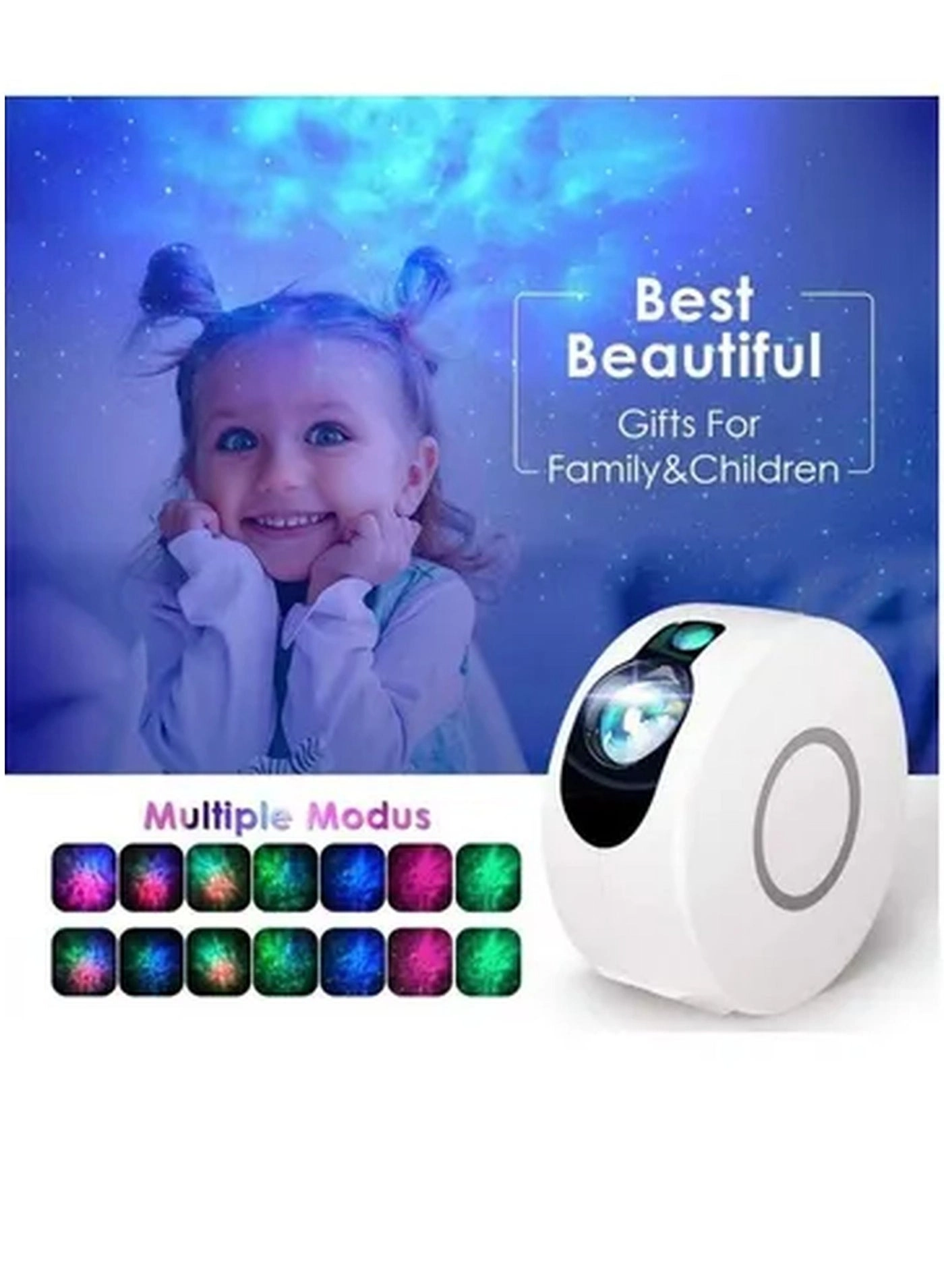 Starry Sky Projector - 3 In 1 White