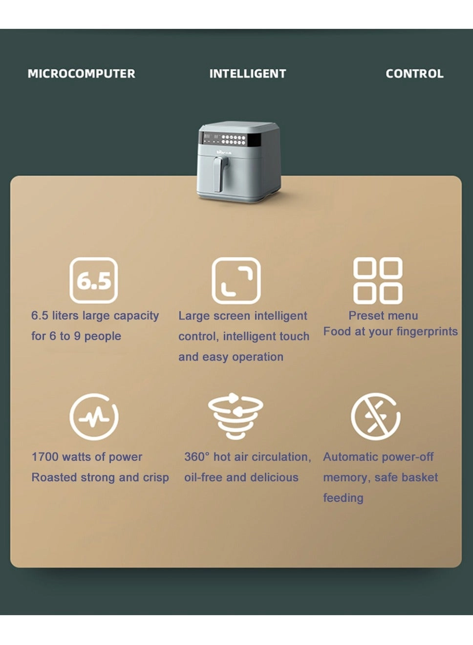 Food Baker(Air Fryer) QZG-B17K1