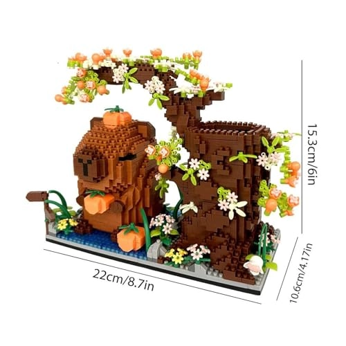 Capybara Pen Holder Building Block Set - 1880 pcs