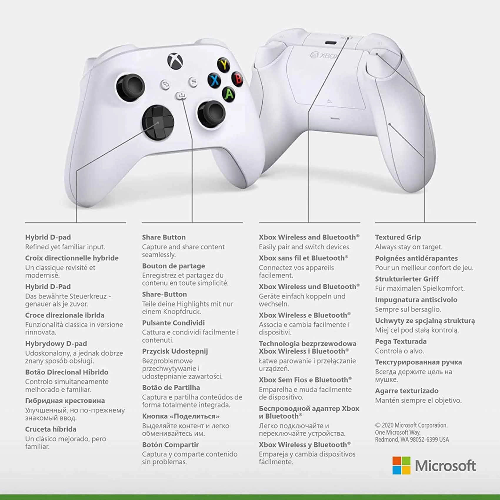 Wireless Controller For Xbox Series - White