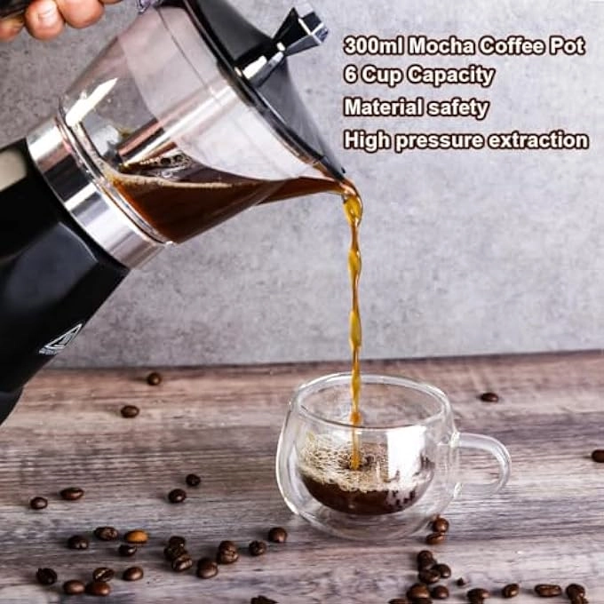 Electric Turkish Coffee Maker - 500ml Portable Even Heating