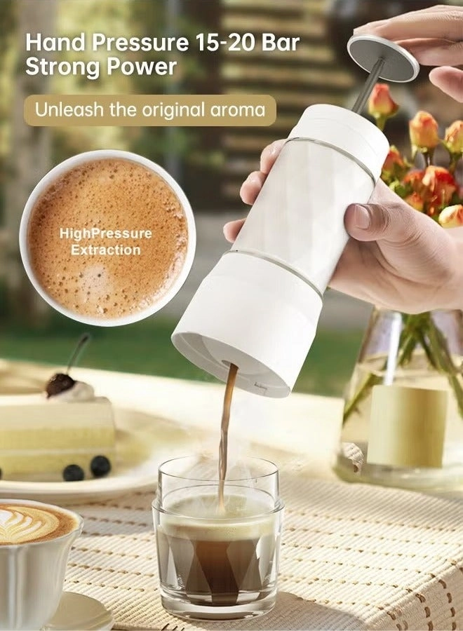 3-in-1 Portable Espresso Machine & Milk